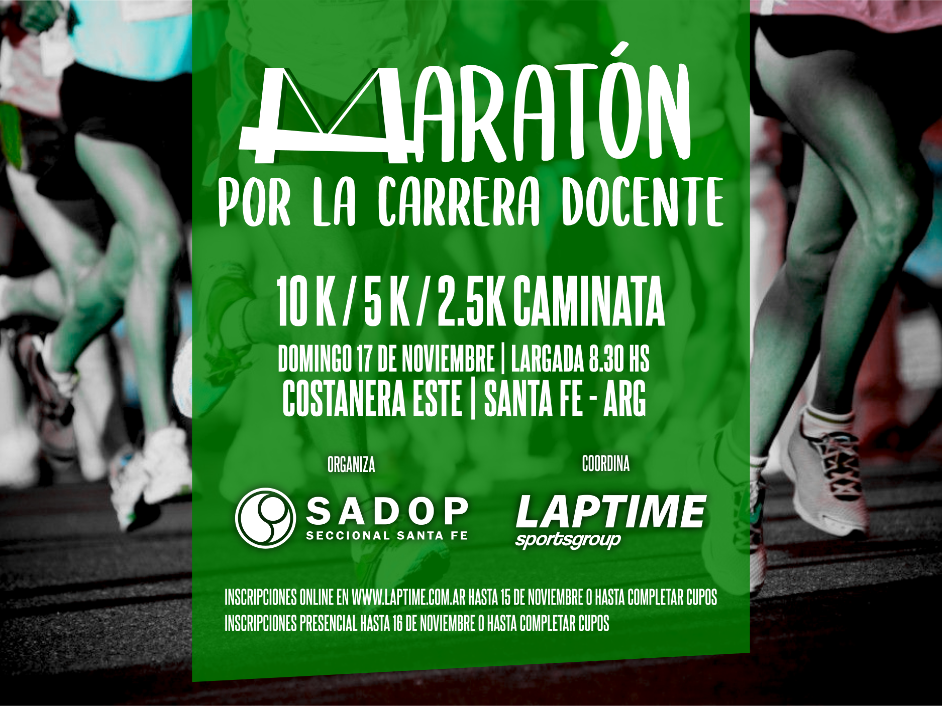 Maraton Por La Carrera Docente - SADOP Santa Fe